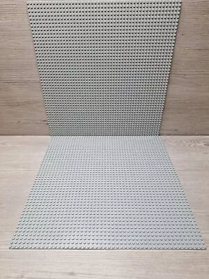 Buy LEGO 2 Large Board Base Plates 48 X 48 Stud Light Grey Boards • 25.99£