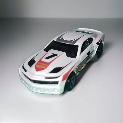 Buy Hot Wheels Copo Camaro White Rarer “bryan Evans” Racing Colours Loose See Photos • 4.40£