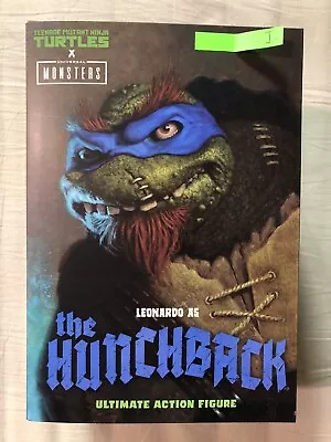 Buy NECA TMNT X Universal Monsters Ultimate Leonardo As The Hunchback 7” AF 1. • 39.99£