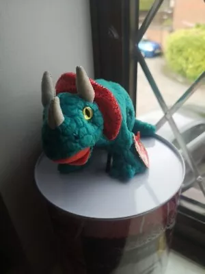 Buy TY BEANIE BABY Hornsley - Triceratops - Good Condition With Tags • 0.99£
