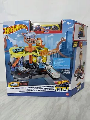 Buy Hot Wheels City Downtown Express Car Wash-Brand New • 17.49£