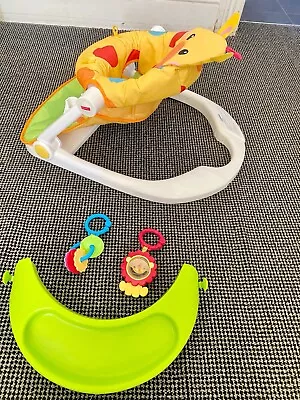 Buy Fisher-Price Giraffe Sit-Me-Up Portable Baby Chair-VGC • 25£