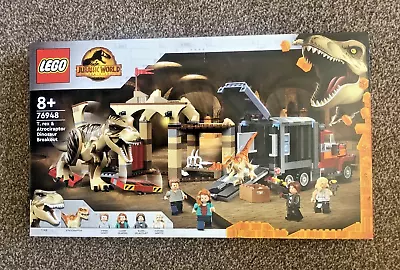 Buy LEGO 76948 Jurassic World T. Rex & Atrociraptor Dinosaur - BRAND NEW  (198) • 82.95£