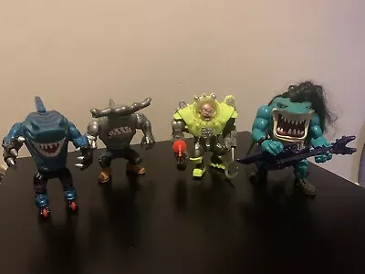 Buy Original Street Sharks Figure Collection Mattel • 59£