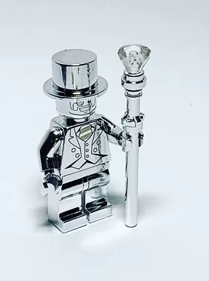 Buy Lego Chrome Plated Mr Silver Mini Figure RARE New!! • 3.20£