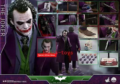 Buy New Hot Toys QS010 Batman - The Dark Knight - The Joker Special Editions 1/4 • 540.89£