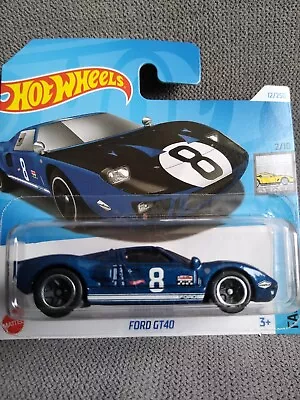 Buy Hot Wheels H4EF 012 FORD GT40 Dark Blue 2024 12/250 EF Case • 6.50£