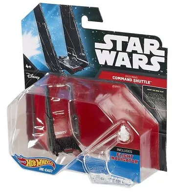 Buy Star Wars Hot Wheels Kylo Ren's Command Shuttle Starships Toy Vehicle • 16.51£