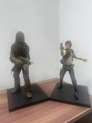 Buy Kotobukiya - Star Wars: Han Solo And Chewbacca - A New Hope - 1/10 Scale ArtFX • 95£