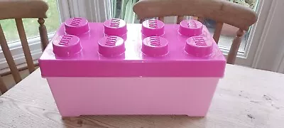 Buy Duplo Pink Brick 8 Pin Storage Box 14 X 7 X 7 Inches • 12£