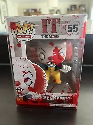 Buy Funko Pops Movies. IT Pennywise #55 VAULTED FN140917 In Blood Splatter Protector • 17.99£