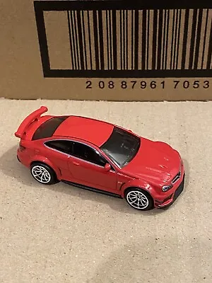 Buy Hot Wheels Premium Loose 2012 Mercedes-Benz C 63 Amg Coupe Red. Vgc. • 8.55£
