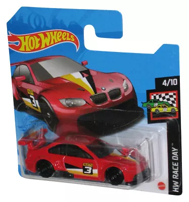Buy Hot Wheels HW Race Day (2018) Red BMW M3 GT2 Toy Car 4/10 - (Short Card) • 11.64£