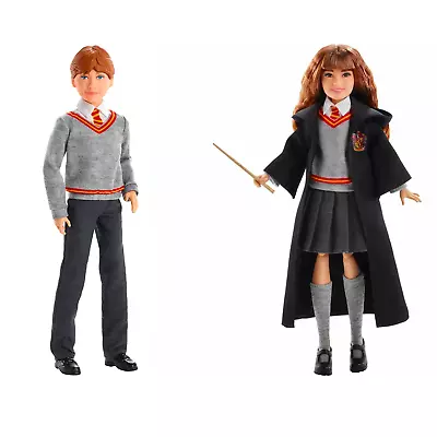 Buy Harry Potter Action Figure Doll Mattel Ron Weasley Hermione Granger Hogwarts • 16.99£