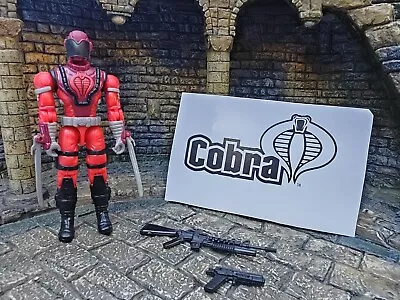 Buy GI Joe Spytroops Valor Vs Venom 1/18 DTC Cobra Razor Trooper With Filecard • 14.99£