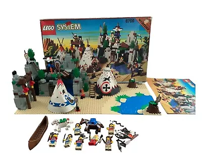 Buy Boxed Lego Western 6766 Rapid River Village +Instructions + Mini Figs Rare 80s • 289.32£