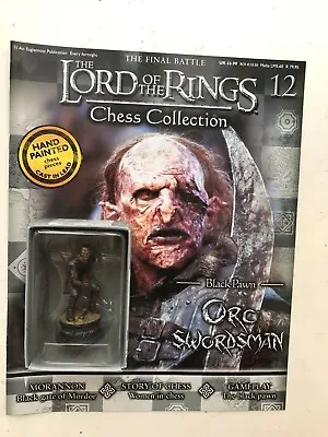 Buy Lord Of The Rings Chess Collection 12 Orc Swordsman Eaglemoss Figure + Magazine • 9.99£