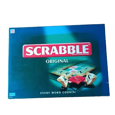 Buy Mattel Scrabble Original Family Board Game Mattel Games 2003 Every Word Counts • 13.50£