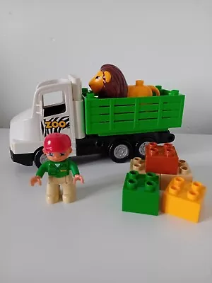 Buy Lego Duplo Zoo Truck Set 6172  With Lion And Zoo Keeper • 14.99£