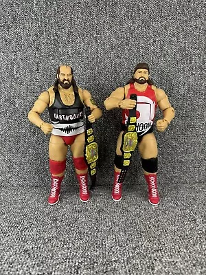 Buy Earthquake & Typhoon The Natural Disasters WWE Mattel Elites With Tag Belts • 59.99£