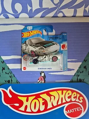 Buy HOT WHEELS SHORT CARD MAINLINE ‘91 MAZDA MX-5 MIATA Mx5 Drift Jdm • 6.49£