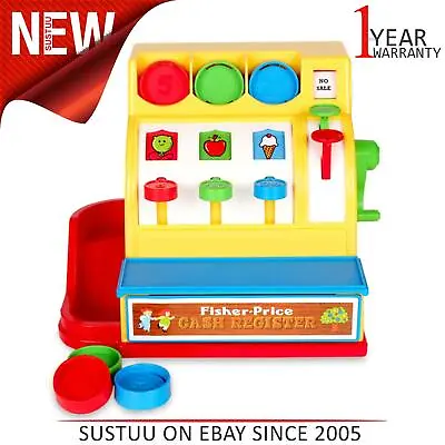 Buy Fisher Price 02073 Classic Cash Register Infant Kids Toy│Coins Included│Age 2+ • 29.95£