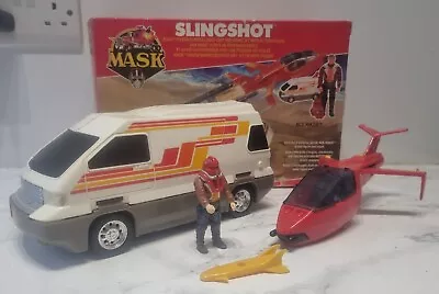 Buy Vintage Kenner Mask Ace Riker Slingshot Rv Van Surveillance Unit & Sonic Jet Box • 125£