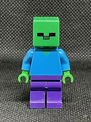 Buy Lego Minecraft Mini Figure Zombie (2014) 21113 21118 21119 MIN010 • 2.75£