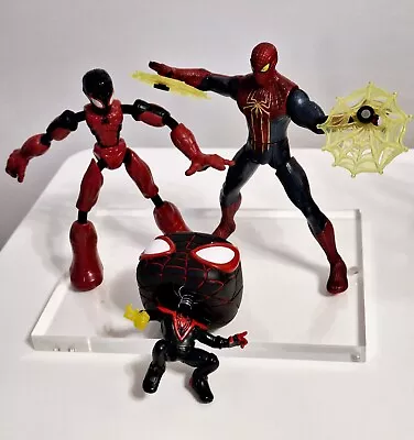 Buy Marvel Spidey Spider-Man OOB Funko Miles Morales - Spinning Web Bundle~VGC • 17.99£