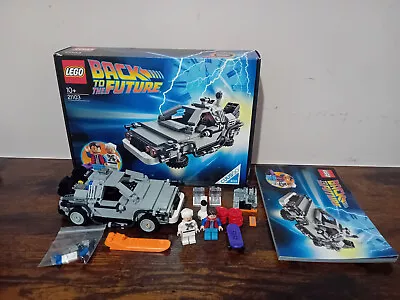 Buy LEGO Ideas Back To The Future The DeLorean Time Machine 21103 Used 100% Complete • 84.99£