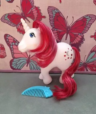 Buy My Little Pony G1 Unicorn Rare Moondancer & Brush. Near Mint • 35£