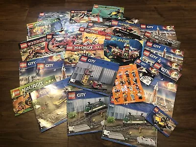 Buy Lego Big Lot Bundle Of Instructions City Racers Ninjago • 8.20£