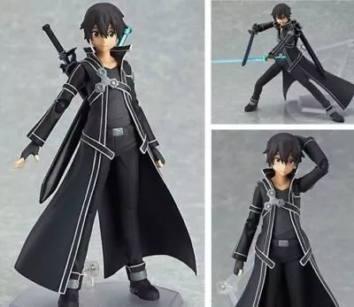 Buy SAO Sword Art Online Kirigaya Kazuto Kirito Figma PVC Action Figure Toy • 33.59£