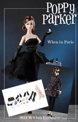 Buy When In Paris Poppy Parker Mini Gift Set Fashion Royalty Barbie NRFB • 301.39£