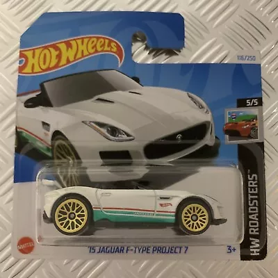 Buy Hot Wheels ‘15 Jaguar F-Type Project 7 (White) 1:64 Mattel Diecast • 4£