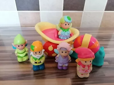 Buy ELC Happyland Little People Figures ~ Fairy Snail Carriage With Figures  • 7.99£