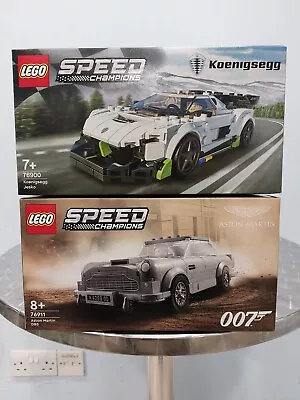 Buy LEGO Speed Champions 2xSets: 76900 Koenigsegg Jesko + 76911 007 Aston Martin DB5 • 42£