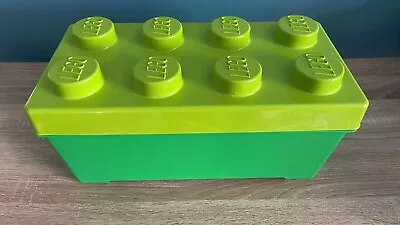 Buy Green & Lime Lego 8 Stud Storage Stackable Brick Tub • 10.99£