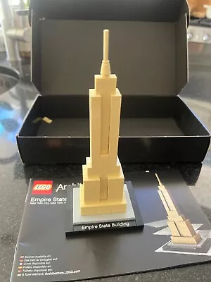 Buy LEGO ARCHITECTURE EMPIRE STATE BUILDING 21002 With Original Box + Instructions  • 30£