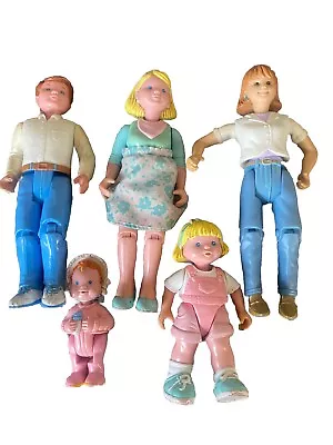 Buy Vintage Fisher Price Loving Family Dolls House Figures People X4 1990s • 24.99£