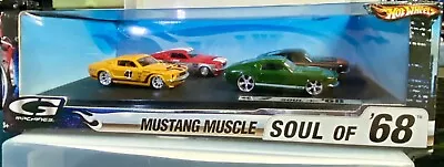 Buy HOT WHEELS G Machines Soul Of ‘68 Gift Set Of 4 Ford Mustang Models All Mint Box • 21£