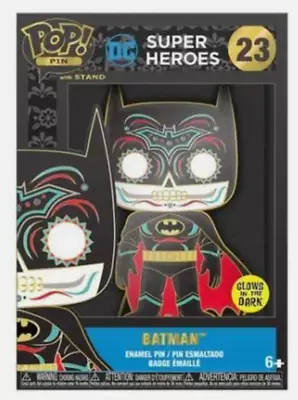 Buy Highly Collectable Funko Pop! Pin: Dc Comics - Batman Day Of The Dead • 15£