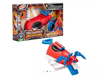Buy Marvel Mech Strike Mechasaurs Spider-Man Arachno Blaster NERF Blaster 🔥 • 11.95£