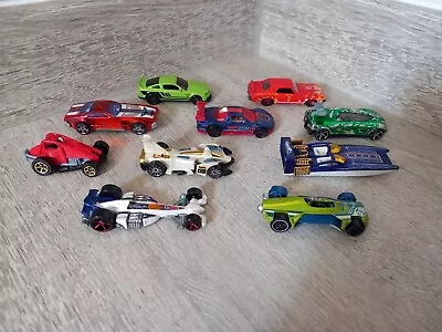 Buy 10 X Hot Wheels Cars Mixed Bundle K6161 Racing Cars Nitro Scorcher H2GO (F)  • 5.99£