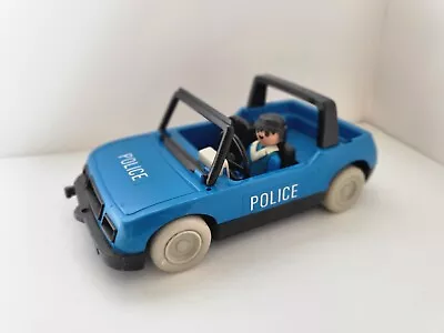 Buy Playmobil - Police Car 1976 With Geobra Blue Figure 1974 • 6.99£