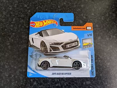 Buy Hot Wheels GHB28	2020	Factory Fresh	1/10	Audi	2019 R8 Spyder	175/250	White • 5.55£