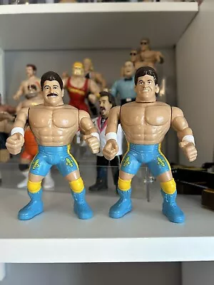 Buy WWF/WWE Hasbro Retro Custom Rogeau Brothers • 60£