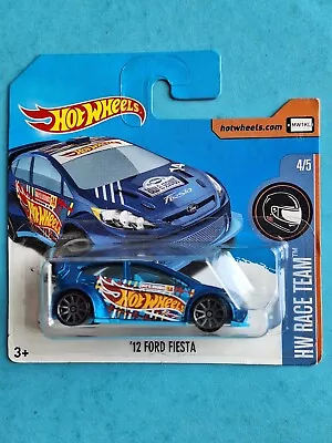 Buy 2017 Ford Fiesta 210 ┥1:64 Hot Wheels HW Race Team Blue U4 • 25.28£