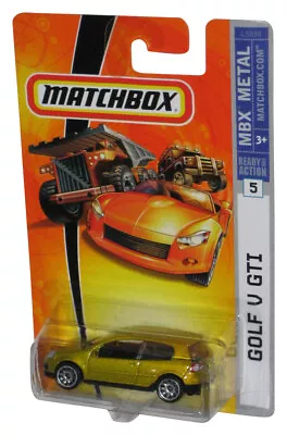 Buy Matchbox MBX Metal (2007) Mattel Gold Golf V GTI Toy Car #5 • 22.34£