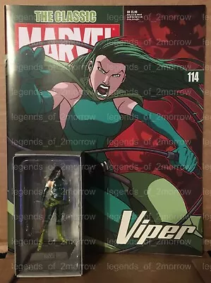 Buy Eaglemoss Classic Marvel Figurine Collection - Issue 114 Viper - New • 20.75£